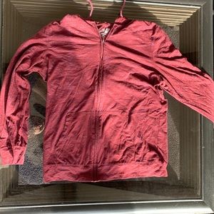 American Rag Tricolor zip up hoodie